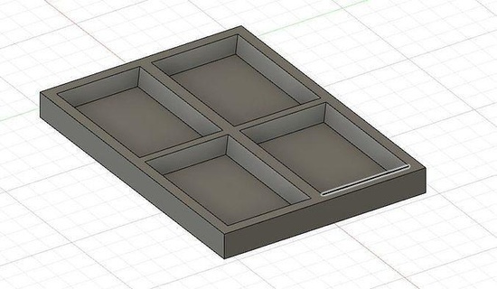 screw tray screws laptop electronics technician tools hobby diy 3d print model - Mito3D