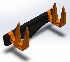 scroll dagger wall mount hobby diy 3mf file stl 3d print model - Mito3D