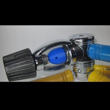 scuba - int or yoke regulator dust cap 02 carabiner clip din diving diy hobby hose pressure protect re pare support underwater tank cgtrader 3d print model - Mito3D