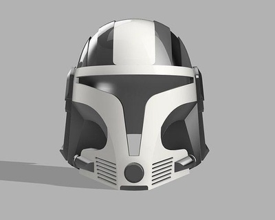scuba mandalorian custom helmet boba fett star wars mando armour armor replica din scan art scans replicas 3d print model - Mito3D