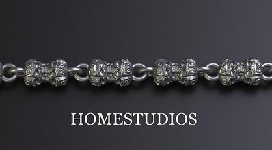 godille chaîne crâne bracelet argent sterling imprimable engagem bijoux or fantaisie animal squelette motards chaînette bracelets 3d print model - Mito3D