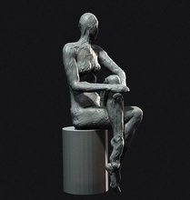 sculpter 5 1000 sculpte an esquisser étude personnage femme art argile Plastique sculpture ouvrages d'art artisanat Humain anatomie muscles musculo squelettique sculptures 3d print model - Mito3D