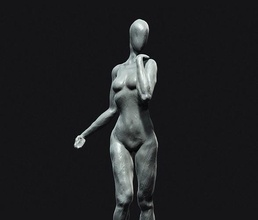 şekil vermek 7 of 1000 heykeller in a yıl eskiz ders çalışma karakter kadın sanat kil plastik heykel eseri el sanatları insan anatomi kaslar kas iskelet sistemi 3d print model - Mito3D