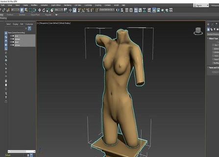 heykel 3d model şekil insanlar karakter Sanat vücut adam anatomi heykeller 3d print model - Mito3D