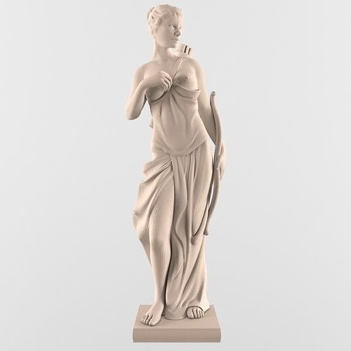 escultura 3d impressão modelo stl arte cemitério estátua mulher esculturas fêmea decoração mármore 3D print model - Mito3D