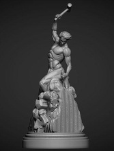 heykel self made man sanat şekil adam sanatsal my motivasyon deko vücut dekor heykeller 3d print model - Mito3D