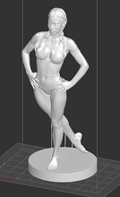 perdere mondo scultura statua 3d stampa modello signora moda bellezza femmina donna bellissimo squillare arte sculture 3d print model - Mito3D