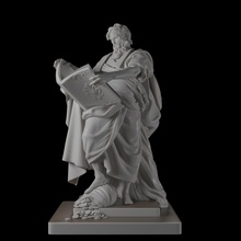 escultura art de mármol la estatua personas dios religión el monumento clásico uno las esculturas 3d print model - Mito3D