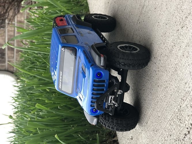 scx24 jeep gladiator jt halo headlight led mounting bracket axial scx10 wrangler jlu mount headlights radio control remote controlled hobby diy automotive 3D print model - Mito3D