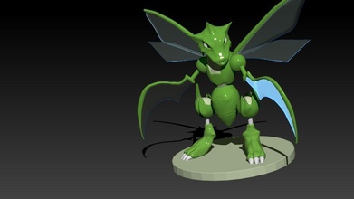scyther games-toys nintendo freaks cardgame boardgame print 3d want miniature toy games toys board 3d print model - Mito3D