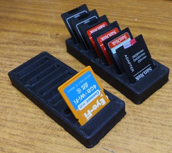 sd card rack holder memory house accessories home printing kfz usb flash drive sdkfz 3d print model - Mito3D