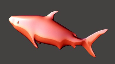 mare pesce serbatoio squalo acquatico fin acquario balena mascelle giochi giocattoli 3d print model - Mito3D