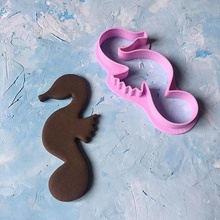 sea horse cookie cutter cookiecutter games toys house kitchen dining cookiestamp cake food cutting nickelodeon kids play decoration disney micky 3d print model - Mito3D