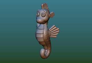 sea horse jewelry seahorse cnc other pendant woodcarving reef underwater pendants ocean many moorish 3d print model - Mito3D