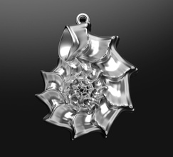 deniz kabuğu kolye mücevher kabuk Gümüş pirinç altın sterling gençlik yaz doğa takı 3d print model - Mito3D