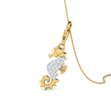 seahorse charm pendant jewelry earring gold silver diamond jewellery necklace fashion beauty printable brilliant ring gem jewel sterling bracelet engagem pendants 3d print model - Mito3D