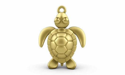Robben Schildkröte Charme Anhänger Armband Schmuck Juwel Jubobox Silber Gold Geschenk Pandora Kette Meer niedlich Natur Tier 3d print model - Mito3D