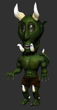searat demon horns monster art figure character fantasy hobby diy 3d print model - Mito3D