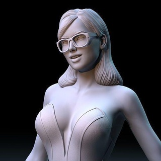 secretary office woman girl female clothing fashion human boss maid character pretty art sculptures 3d print model - Mito3D