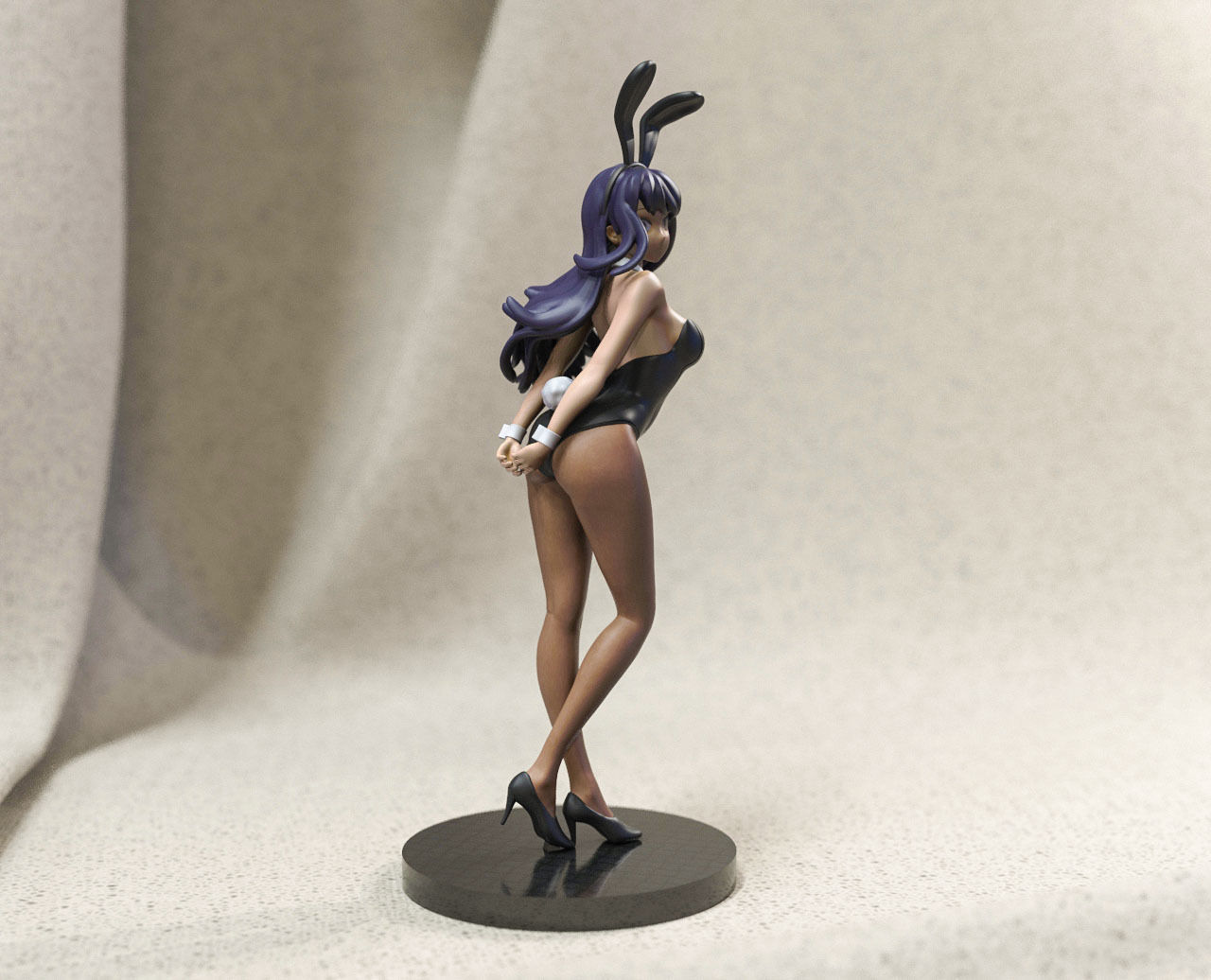 seishun aveugle yarou wa lapin fille senpai no yume wo 39 menacé mai sakurajima anime jouet statue manga dessin animé jeux jouets art sculptures 3D print model - Mito3D