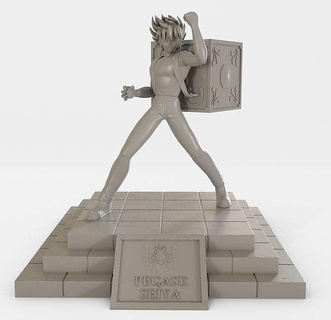 Seiya Pegaso aziz Pegasus beyefendi Bronce barınak Atina meteor Armadura takımyıldız Zodiaco Sanat heykeller 3d print model - Mito3D