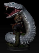 ascia ombra morire gigante serpente sekiroshadowdietwin ninja shinobi giochi gioco anime scure assassino giappone katana spada lama giocattoli 3d print model - Mito3D