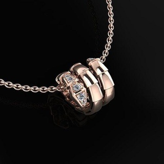 serpenti kolye takı lüks zarif yüzük mücevher altın gümüş düğün elmas küpe bilezik kolyeler gergedan aksesuar güzellik tasarım Bvlgari Bulgar yılan 3d print model - Mito3D