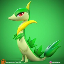 servo Pokémon Pokemongo pokemons eevee vaporeon Jolteon flareon espeon Umbreon Leafeon Sylveon snivy serperior jogos brinquedos 3d print model - Mito3D