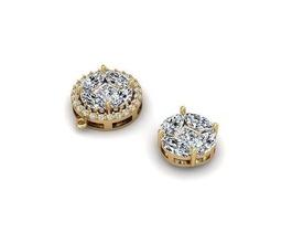 ensemble 0055 pendentif bijoux or diamant mode beauté gemme bague brillant panthère Collier argent éclairage blanc lumière lampe sterling anneaux 3d print model - Mito3D
