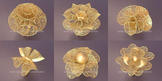 Ayarlamak 6 ultra vizyon rings 014 ultravizyon yüzük yüzükler altın gümüş Bedava Gemvision Türk jcad mücevherat mücevher takı 3d print model - Mito3D