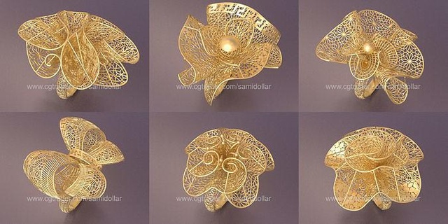 Ayarlamak 6 ultra vizyon rings 015 ultravizyon yüzük yüzükler altın gümüş Bedava Gemvision Türk jcad mücevherat mücevher takı 3d print model - Mito3D