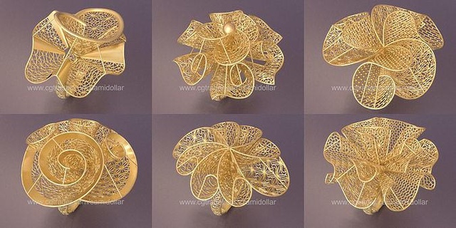 Ayarlamak 6 ultra vizyon rings 016 ultravizyon yüzük yüzükler altın gümüş Bedava Gemvision Türk jcad mücevherat mücevher takı 3d print model - Mito3D