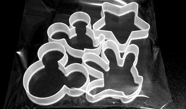 einstellen of plätzchen schneider mickey maus handschuhe hand star ohren disney cutter cracker galletten galletitas raton haus küche essen 3d print model - Mito3D