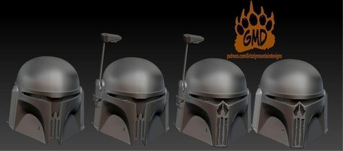 set of custom mandalorian helmets punisher mando helmet armor marvel cosplay 3d print star wars vader storm trooper covid mask printable hobby diy 3d print model - Mito3D