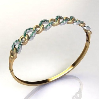 conjunto Joyas 3d pulsera anillo pendientes oro plata Joyeria arete pulseira joalheria argolas 3d print model - Mito3D