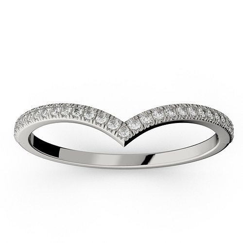 impostato diamante nozze anelli oro stampabile gioielleria squillare Fidanzamento gioiello moda 3D print model - Mito3D
