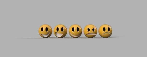 impostato of emoticon emoji viso facce smiley emozione icona pianto messaggio simbol megapack sorridi amore bacio 3d stampa stampabile carattere fantasia giochi giocattoli 3d print model - Mito3D