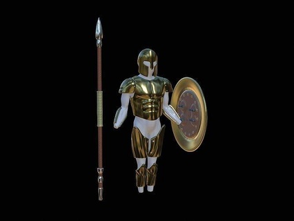 conjunto griego armadura 3d impresión cifras cosplay Grecia antigüedad casco gladiador hoplit medieval Roma modelado artilugio vikingo figura historia espada arma Sla lotr Arte esculturas 3d print model - Mito3D