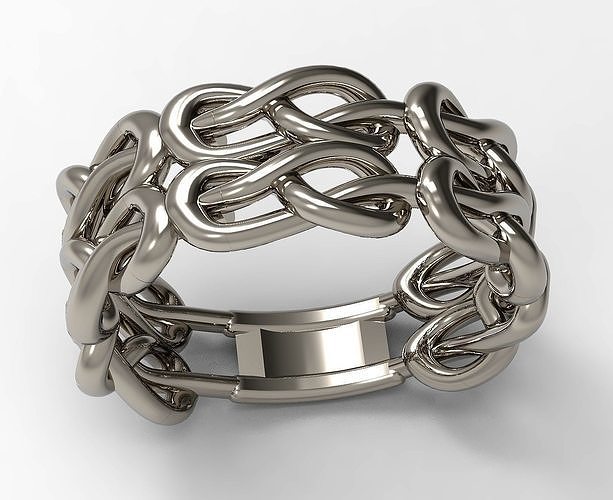 set knot rings jewelry platinum precious silver printable diamond ring jewel gold jewellery engament engagement fashion metallic strength luxury jewelery 3D print model - Mito3D