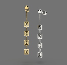 set of letters numbers 592 parts total letter alphabet bracelet broche earring pin stud ring necklace chain link precious gold silver platinum enamel modern stylish digits jewelry 3d print model - Mito3D