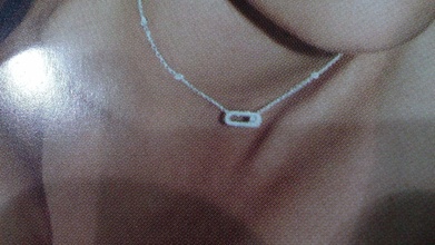 ensemble colliers messika cg87 bijoux argent or diamant mode engagem mariage engagement solitaire fiancailles l'amour collier 3d print model - Mito3D