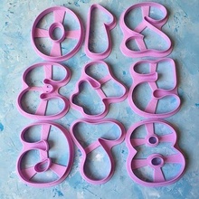 set numbers cookie cutter cookiecutter games toys house kitchen dining cookiestamp cake food cutting nickelodeon kids play decoration disney micky 3d print model - Mito3D