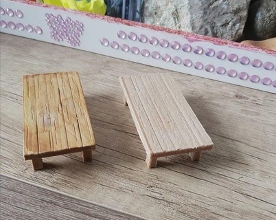 conjunto mesas asientos 14 trozo ttrpg rpg dnd pionero sillas madera mueble mesa bancos juegos juego guerra taberna herrería mansión palacio tablero miniatura juguetes 3d print model - Mito3D