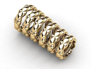 düğün yüzük seti takı mücevher gem elmas taş ruby Safir taşlar altın nişan zümrüt parlak Sole brillante 3d print model - Mito3D