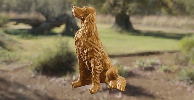setter anglais chien dog animal pet gordon setters art sculptures 3d print model - Mito3D