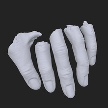 kesilmiş parmaklar el parmak başparmak insan cilt tırnak ürpertici kesmek cadılar bayramı vücut parçalar korku ayak parmakları ceset zombi ölü kötü mezar iblis sanat heykeller 3d print model - Mito3D