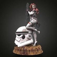 sexy stormtroopers filles blanc guerres étoiles jeux jouets 3d print model - Mito3D