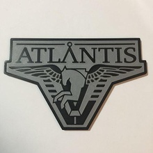 sgc Atlantis expedición emblema portavasos Stargate Pegaso galaxia ciudad ciencia ficción tv vasos barware menaje bar beber casa accesorios 3d print model - Mito3D