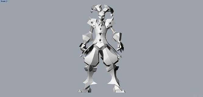 shaco ligue légendes baron Nashor animal monstre art conception lol 3d print model - Mito3D