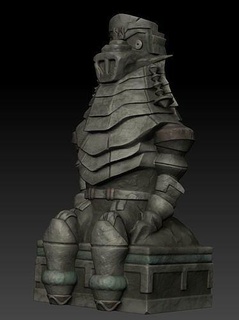 shadow colossus - phaedra idol structure sotc shadowofthecolossus 4thcolosso construction building architecture colosso wander statue sculpture art sculptures 3d print model - Mito3D